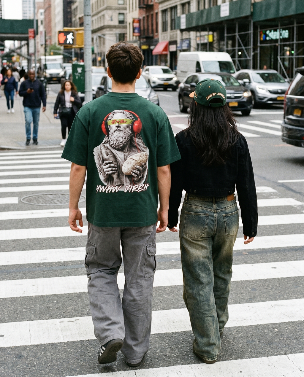 YHWH JIREH GREEN – 5+2 Shirt