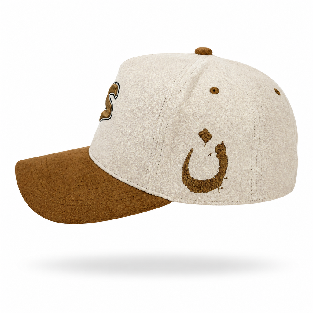 For Our Faith Hat (Off white & Brown)