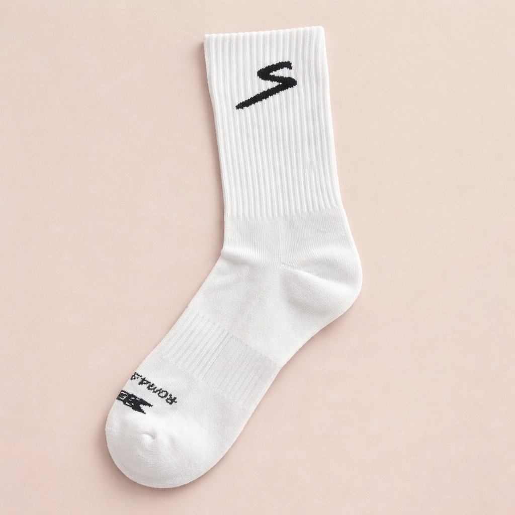 SENT (4) Premium Socks White