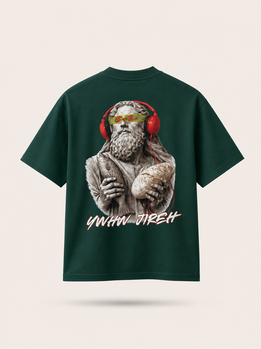 YHWH JIREH GREEN – 5+2 Shirt