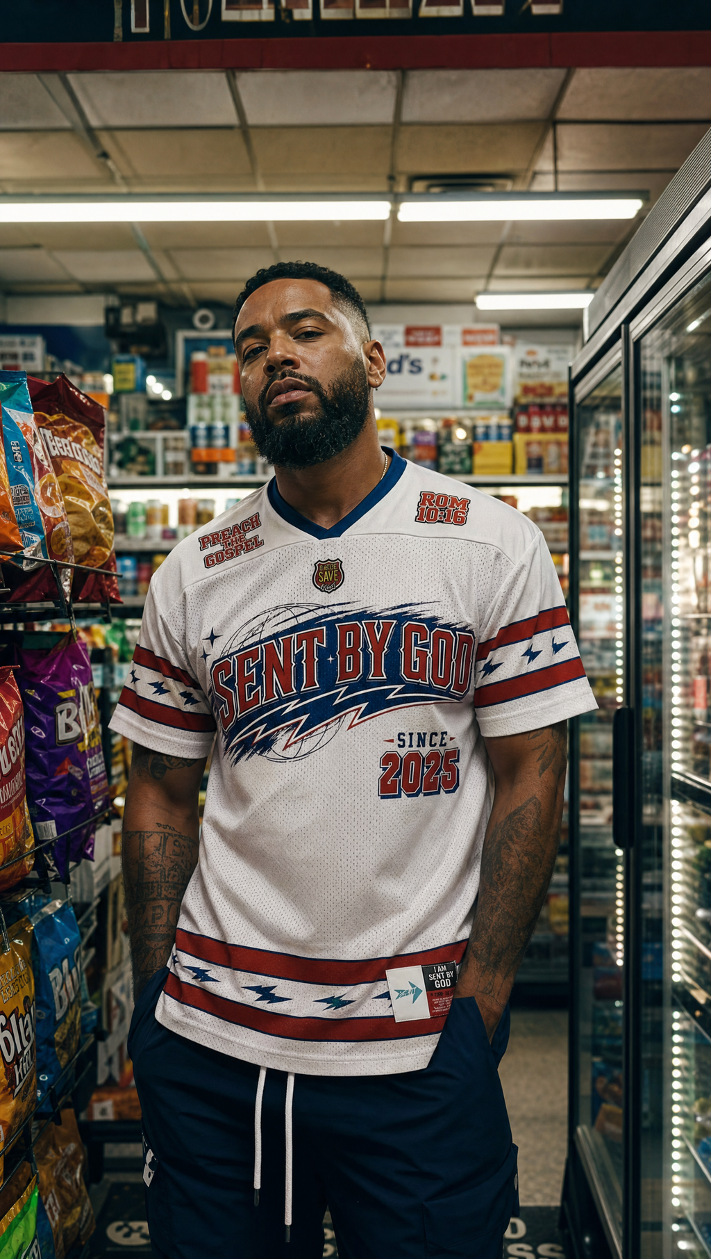 SENT BY GOD Jersey 33 – Preach The Gospel Edition