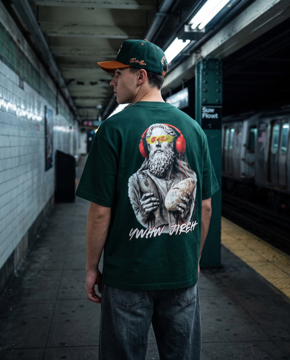 YHWH JIREH GREEN – 5+2 Shirt