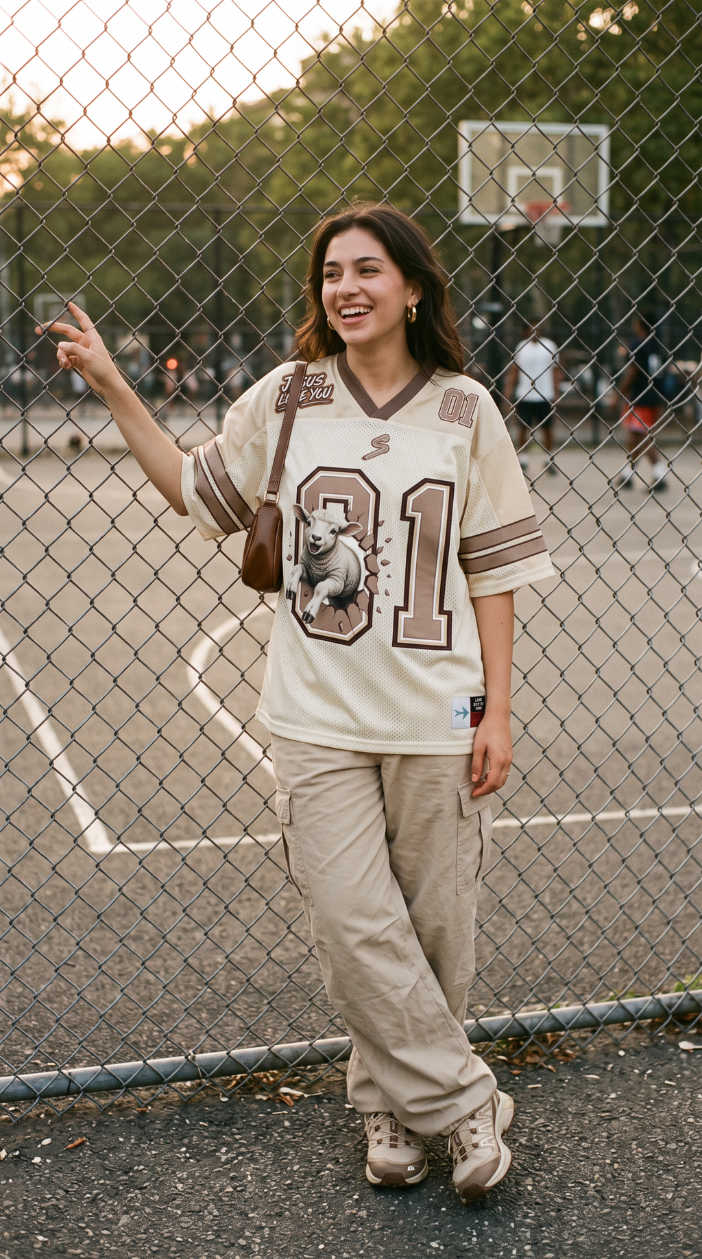 The Lost Sheep Jersey – Crema (Matthew 18:12 Edition)