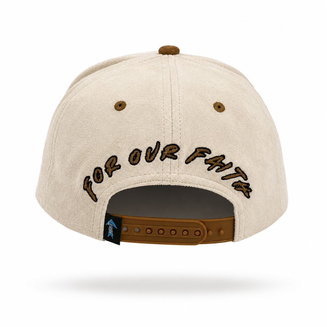 For Our Faith Hat (Off white & Brown)