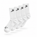 SENT (4) Premium Socks White