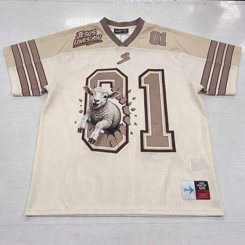 Lost Sheep Jersey crema - frente