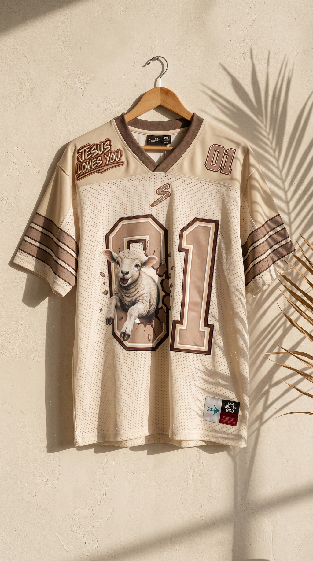 Jersey crema en gancho