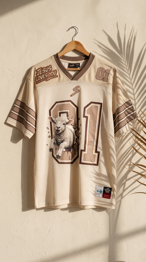 Jersey crema en gancho